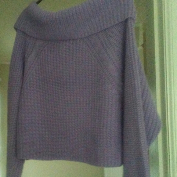 SALE. Ladies Off The Shoulder Sweater. WAS 12.00. NOW 10.00 - Picture 3 of 3